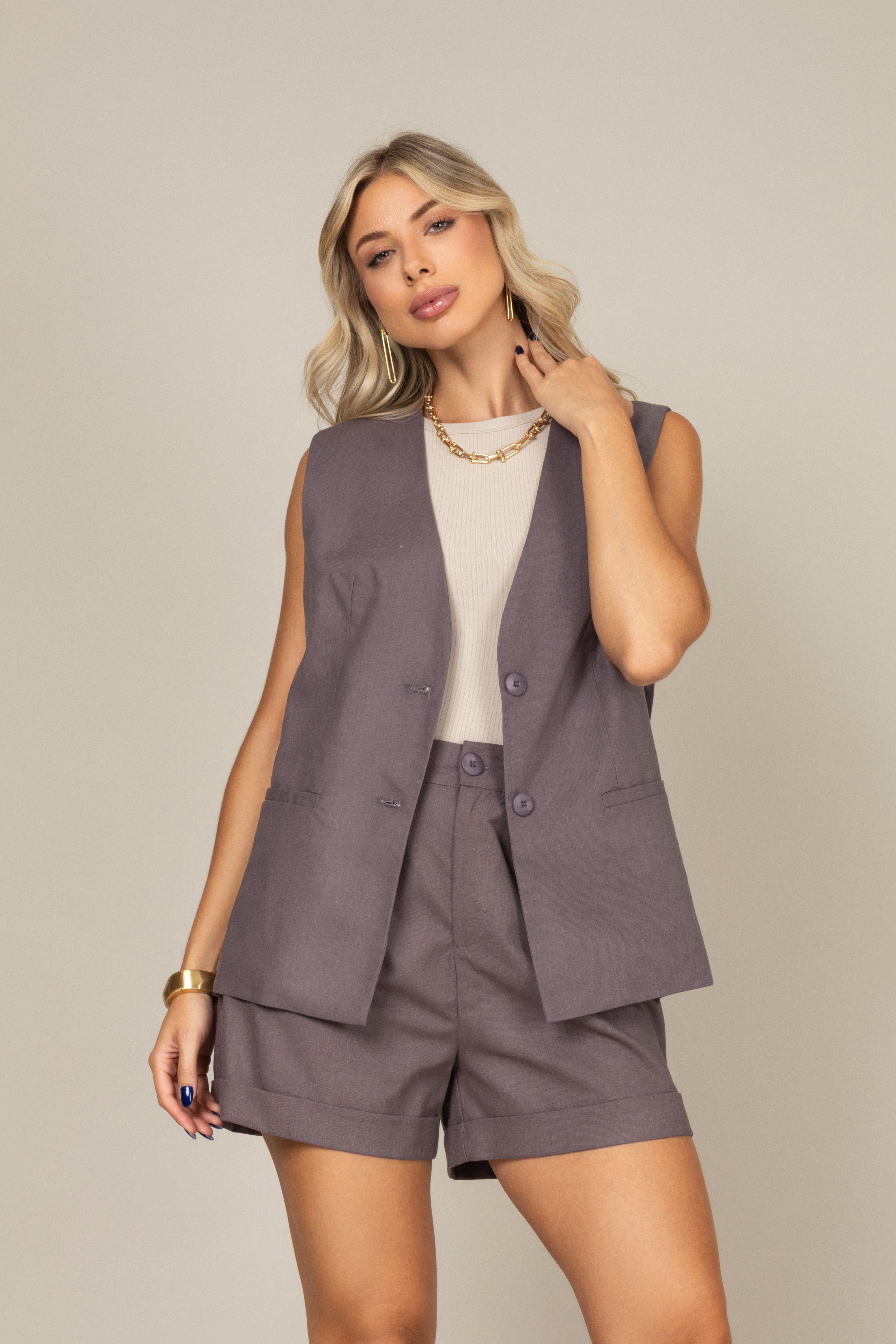 Shorts de Alfaiataria