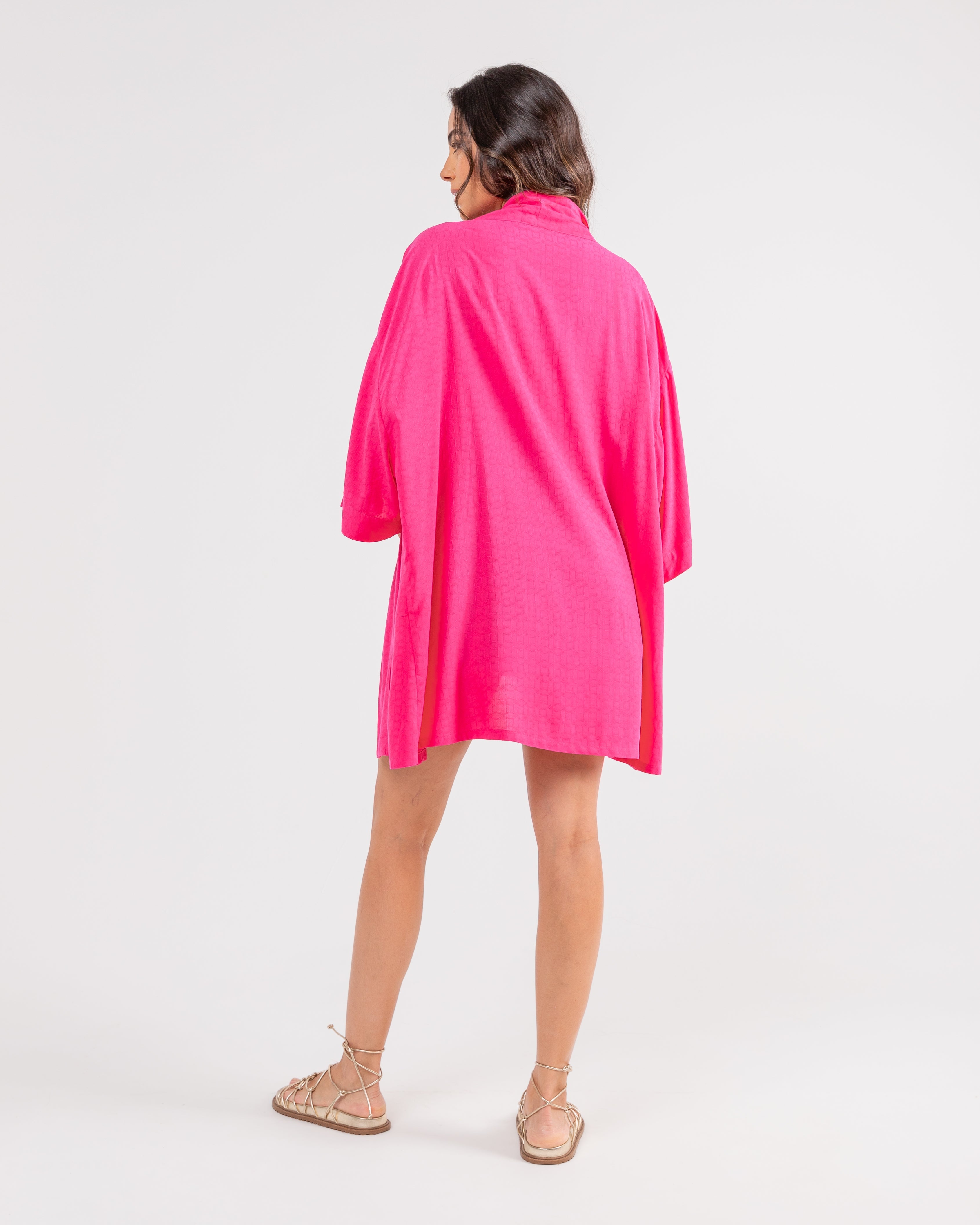 Conjunto Cropped com Kimono