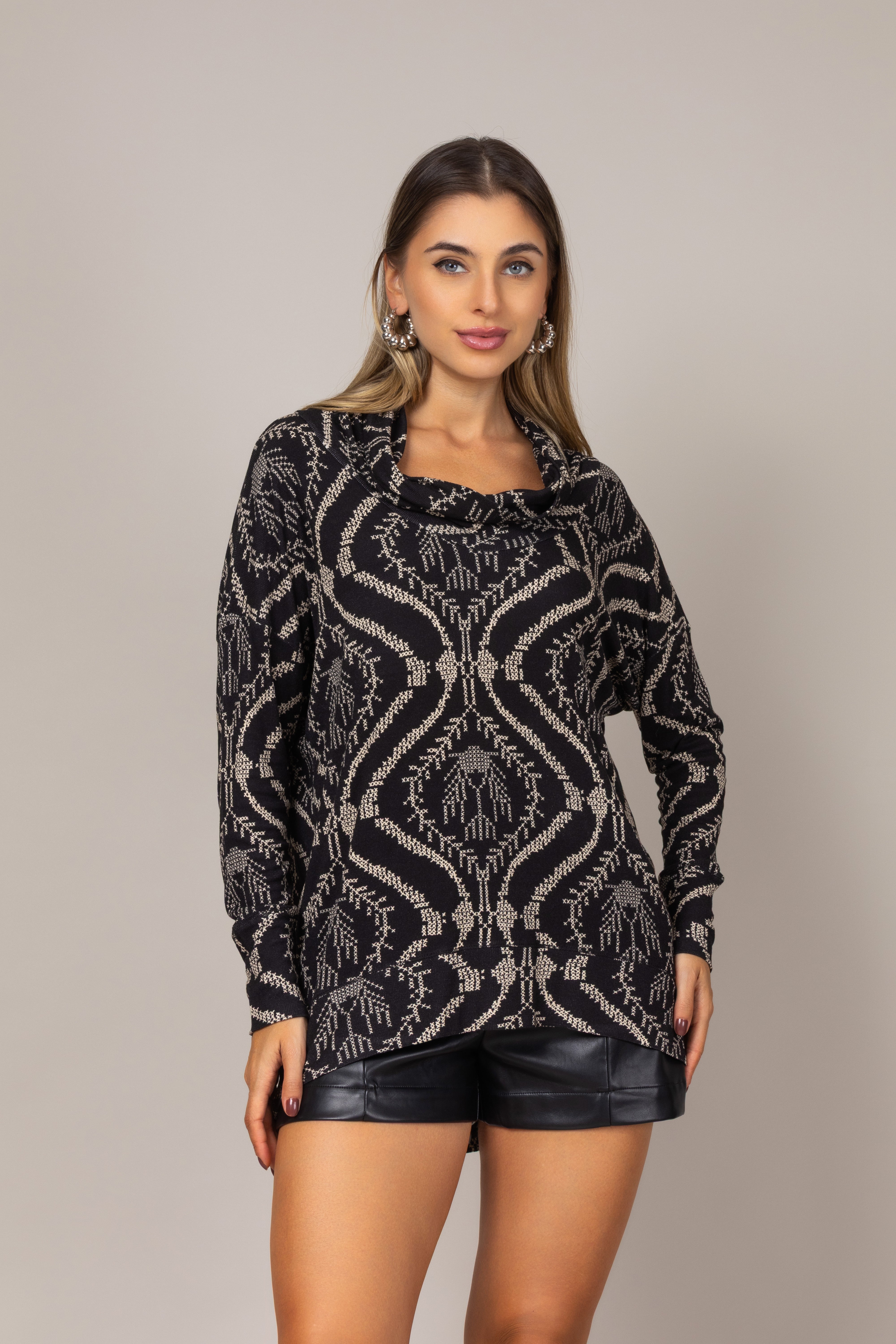 Blusa Gola Boba Jaspe